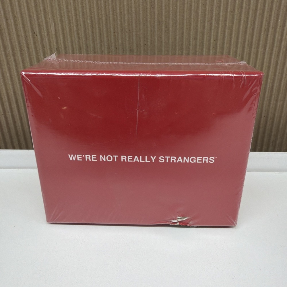 We're Not Really Strangers Adult Card Game Fun Party Cards Sealed- Damaged Box.